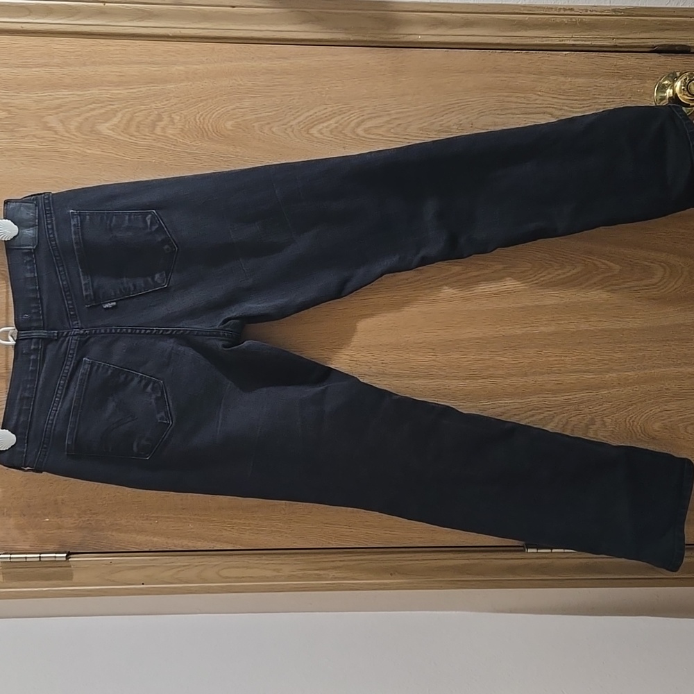 Vintage Levi's 505 Washed Black Syraight Leg Jeans Y2K Grunge Denim Minimalist - Picture 8 of 13